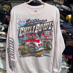 2011 Lucas Oil Chili Bowl Racing Longsleeve Shirt Size Large
